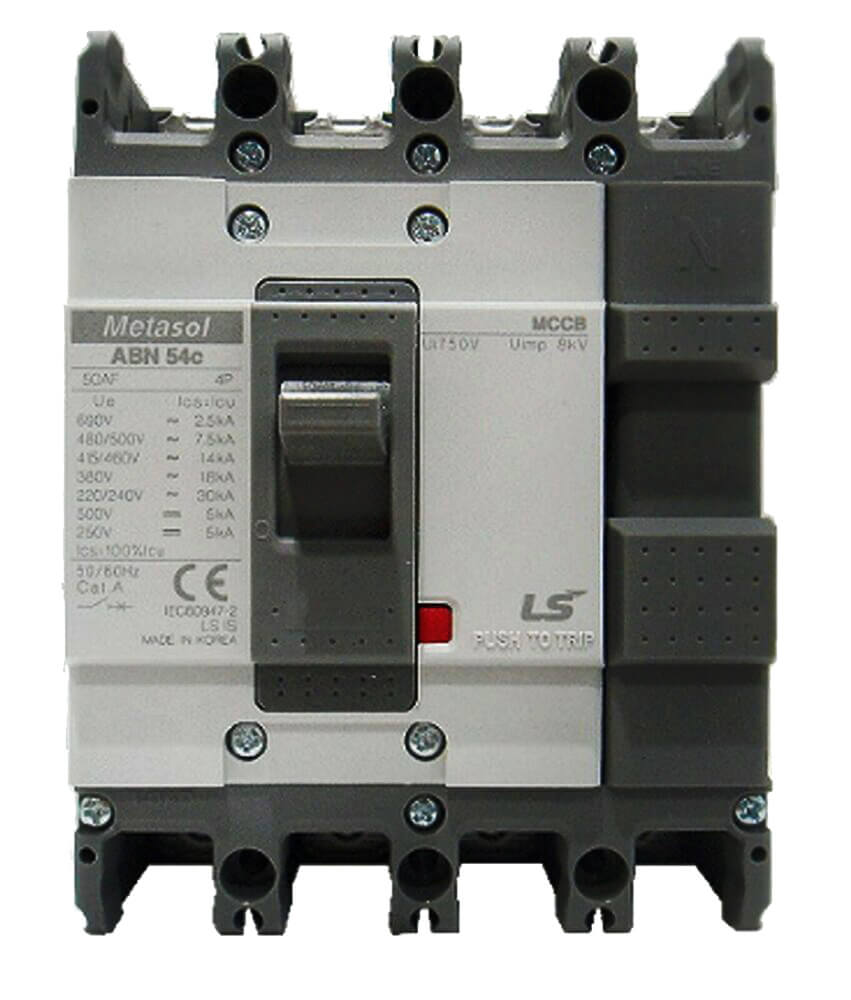 Cầu dao tự động MCCB LS METASOL 50A 18KA 4P